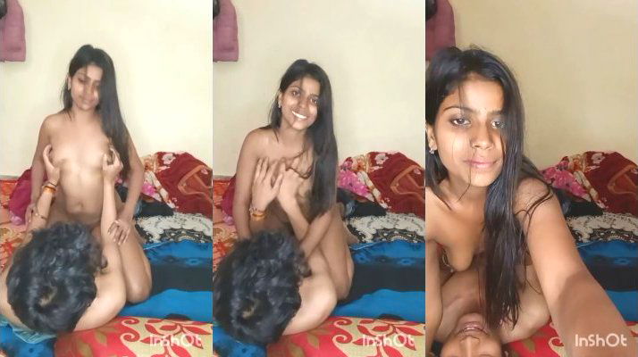 Cute Indian Girl Give Oil Massage and Ridding Dick Part 2