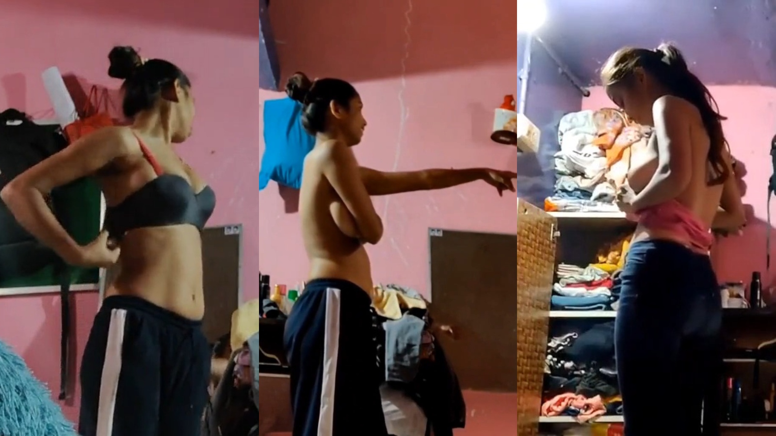 Most Viral Indian Sister Video Ft Sexy Indian Girl Changing Clothes But Suddenly her Naughty Brother